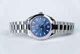 Omega Seamaster Aqua Terra Niebieski 30 mm Stal 220.10.30.20.03.001