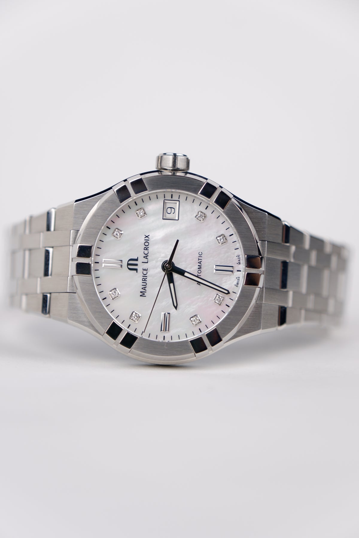 Maurice Lacroix AIKON Masa perłowa 35 mm Stal AI6006-SS002-170-1