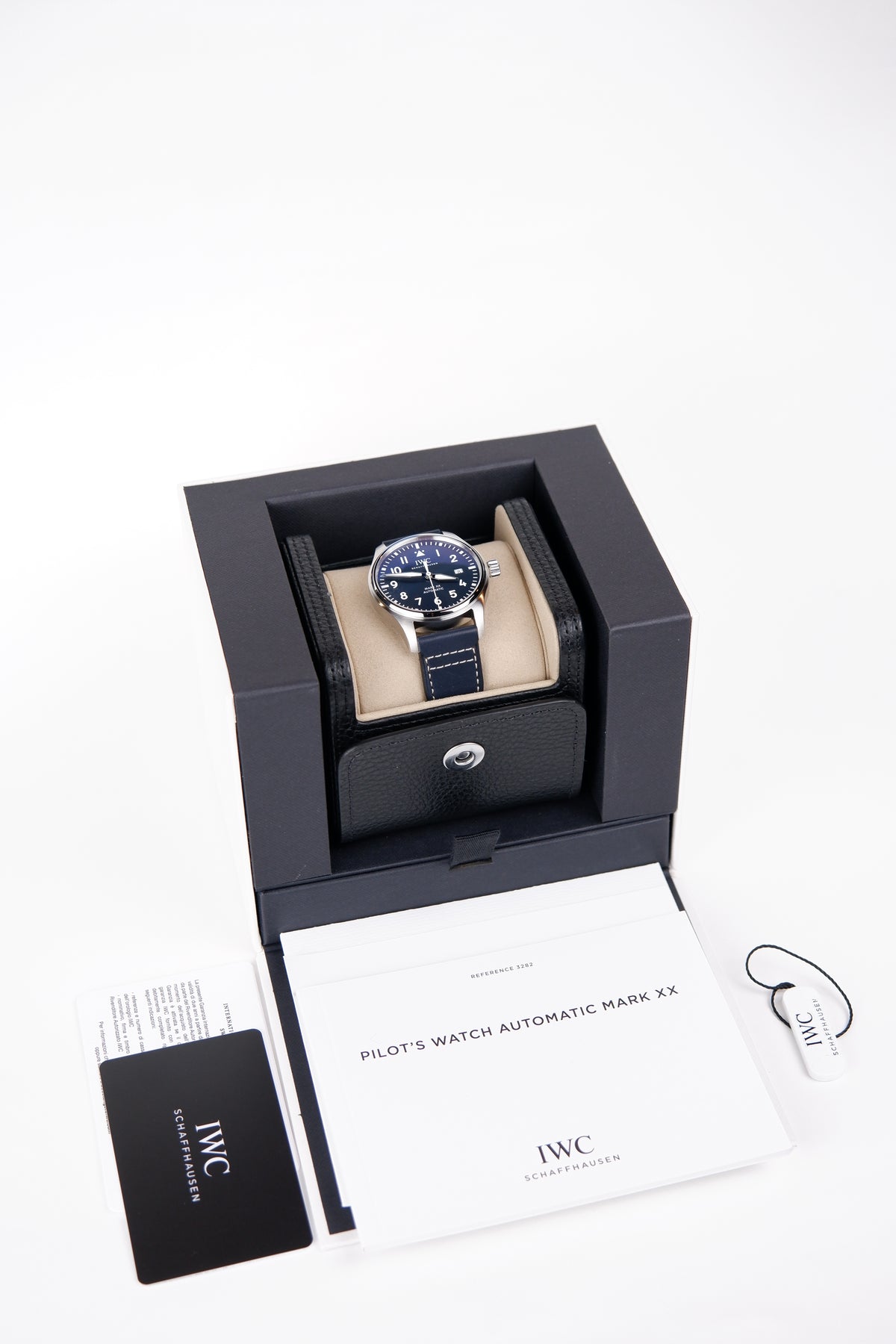 IWC Pilots Watch Mark XX 40mm Niebieski Stal IW328203