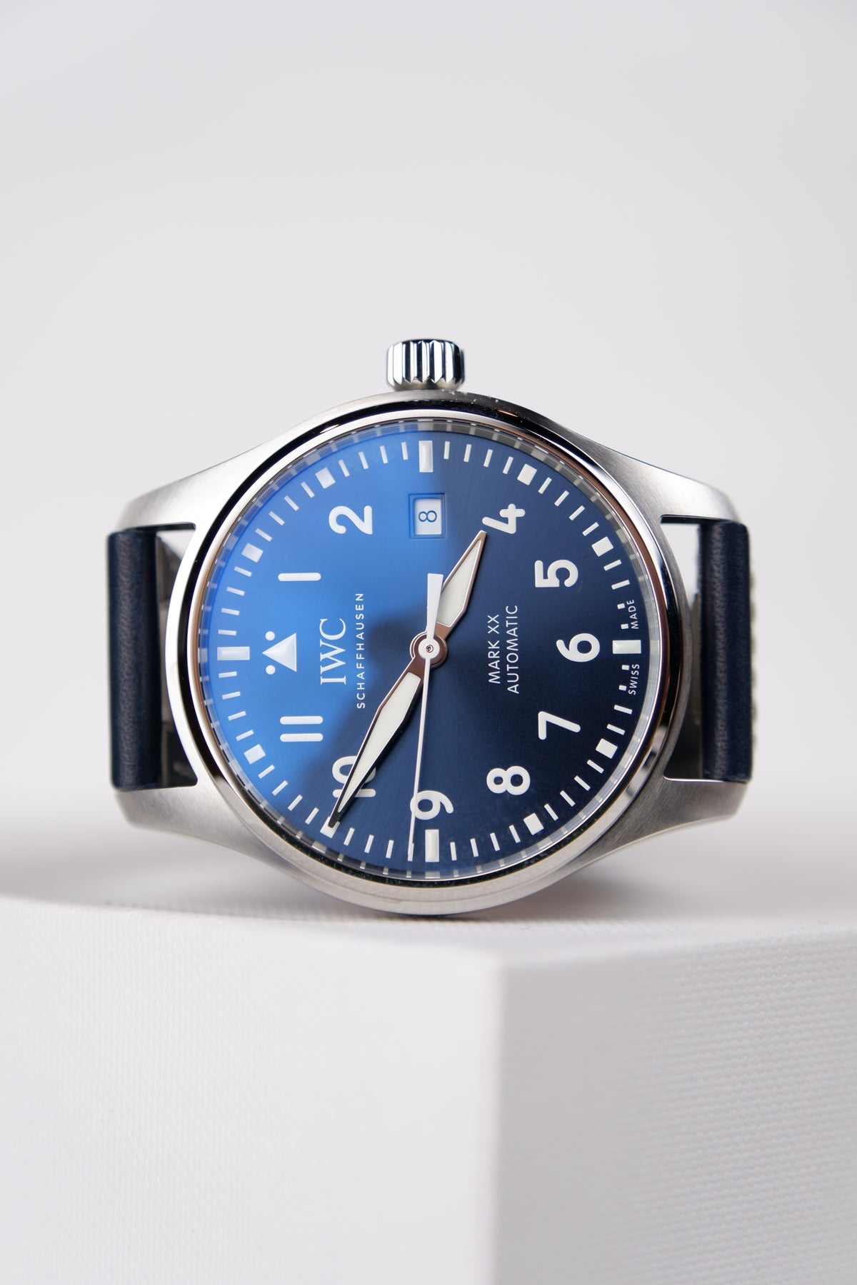 IWC Pilots Watch Mark XX 40mm Niebieski Stal IW328203
