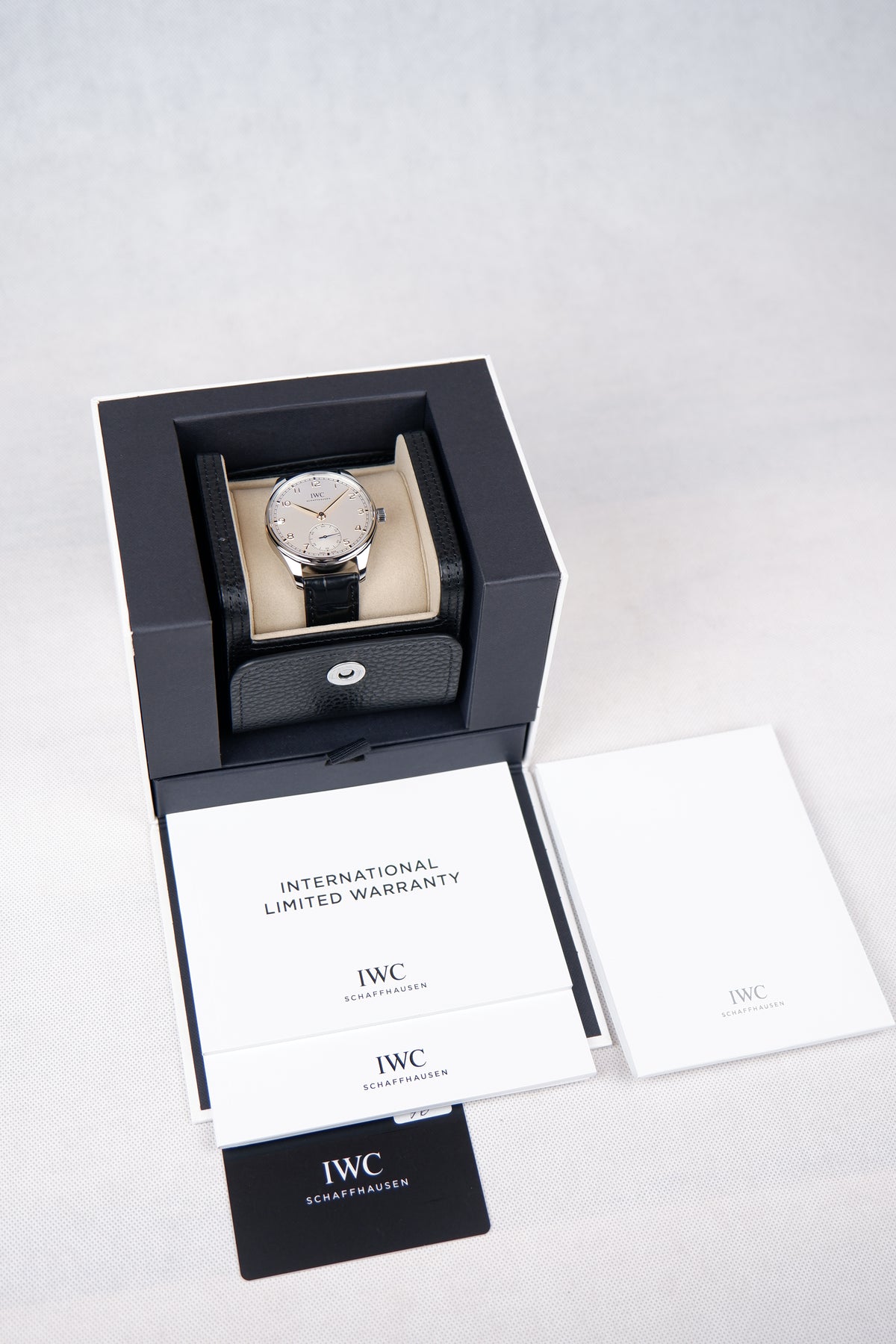 IWC Portugieser Automatic Srebrny 40.4mm Stal IW358303
