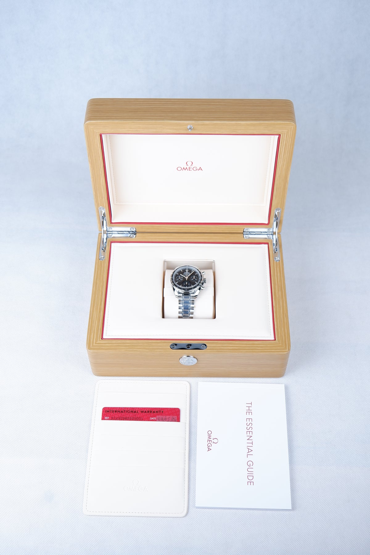 Omega Speedmaster Czarny 38 mm Stal 324.30.38.50.01.001