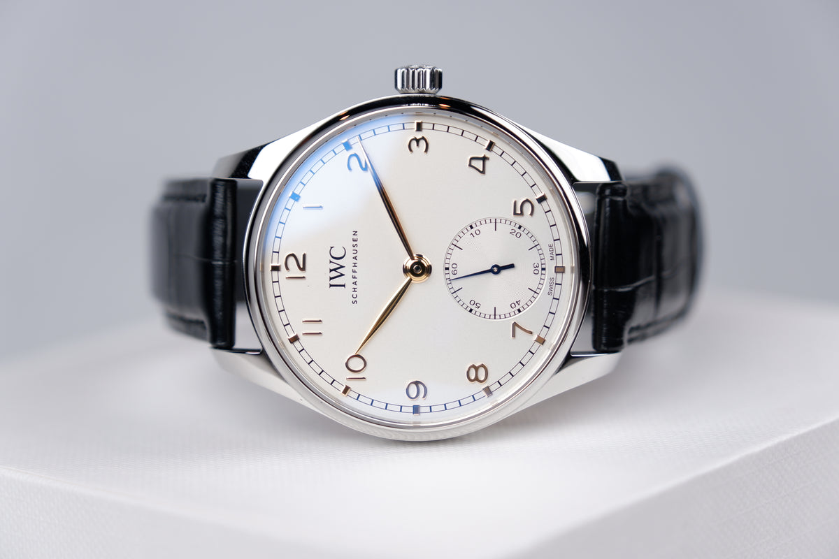 IWC Portugieser Automatic Srebrny 40.4mm Stal IW358303