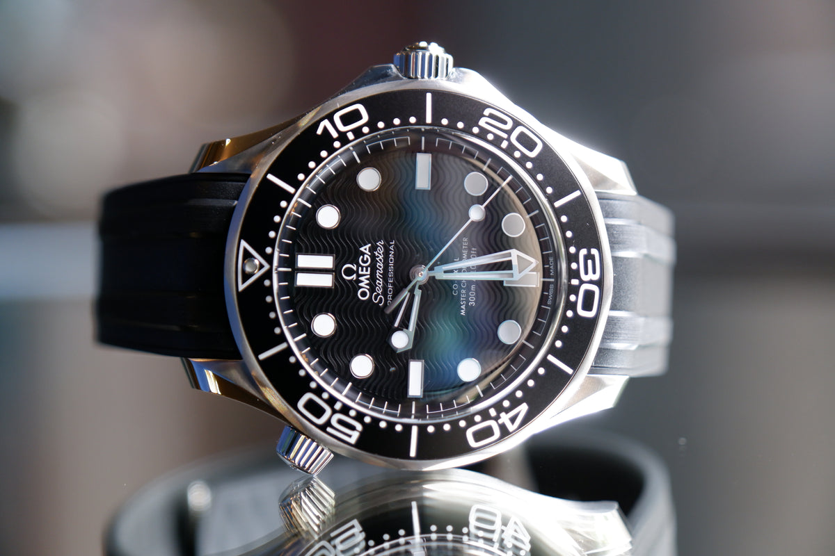 Omega Seamaster Diver 300 M Czarny 42 mm Stal 210.32.42.20.01.003