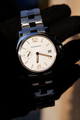 Panerai Luminor Due Biały 38 mm Stal PAM01508