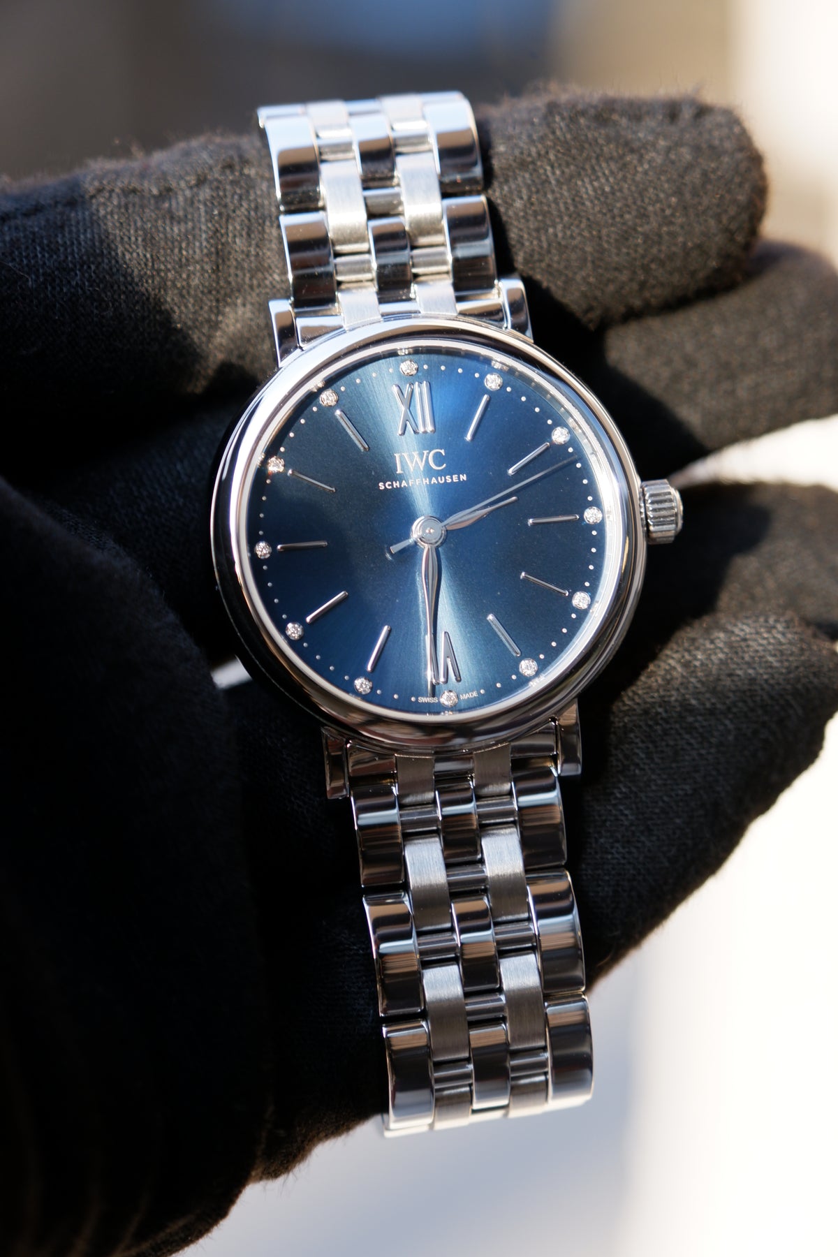 IWC Portofino Automatic 34mm Niebieski Stal IW357413
