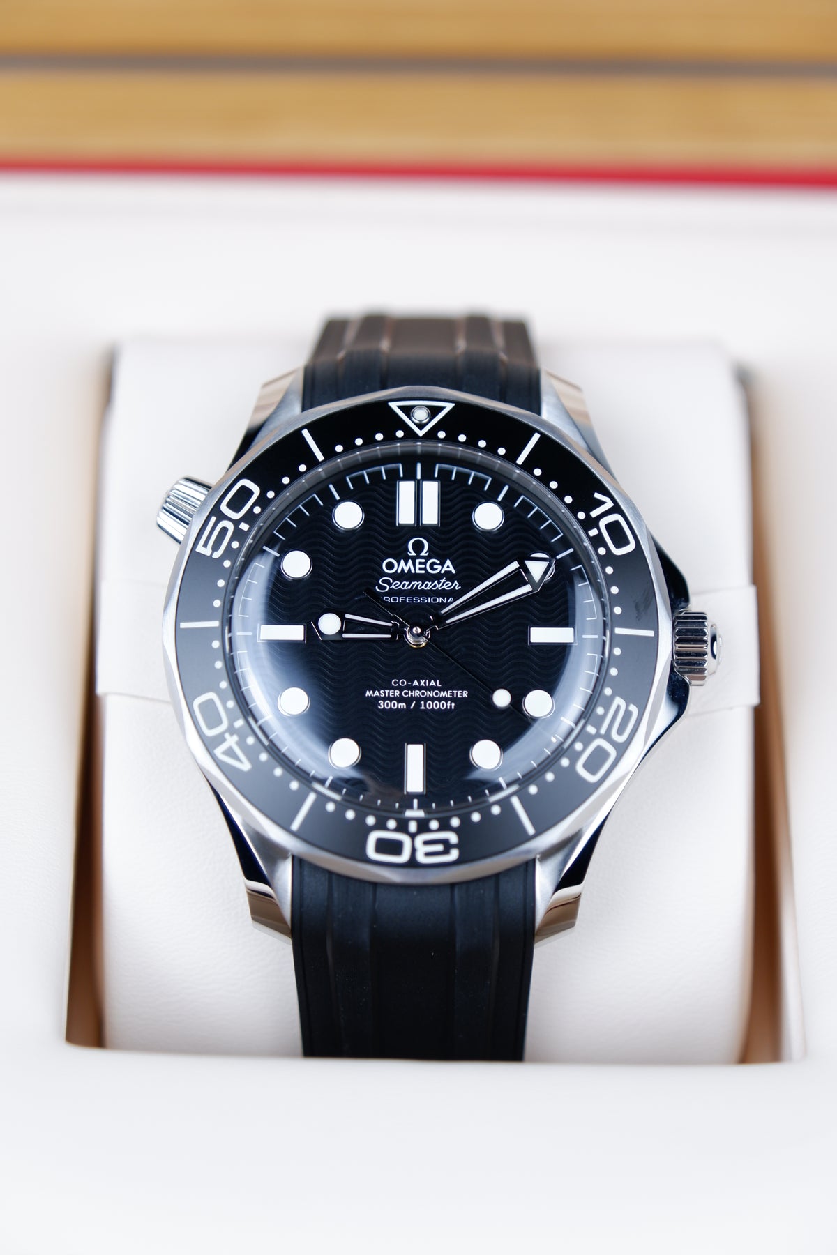 Omega Seamaster Diver 300 M Czarny 42 mm Stal 210.32.42.20.01.003