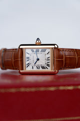Cartier Tank Louis Cartier Srebrny 29.5 mm Zloto rozowe WGTA0010