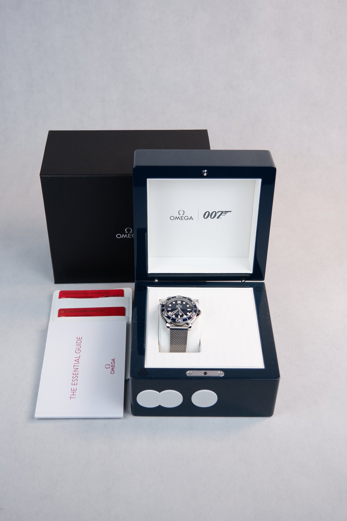 Omega Seamaster Diver 300M Niebieski 42 mm Stal 210.30.42.20.03.002
