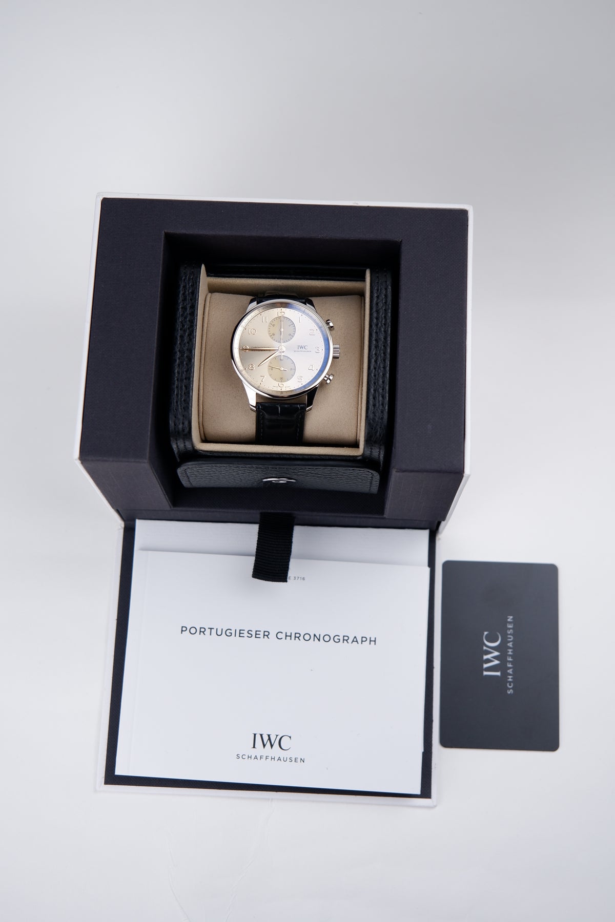 IWC Portuguese Chronograph Szampański 41 mm Stal IW371624
