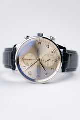 IWC Portuguese Chronograph Szampański 41 mm Stal IW371624