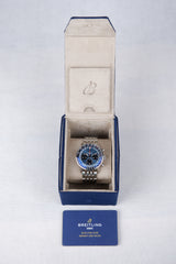 Breitling Navitimer Niebieski 41mm Stal AB0139241C1A1