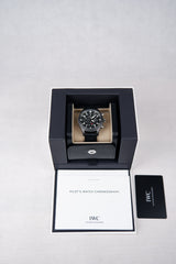 IWC Pilots Watch Chronograph Top Gun Czarny 44.5mm Ceramika IW389101