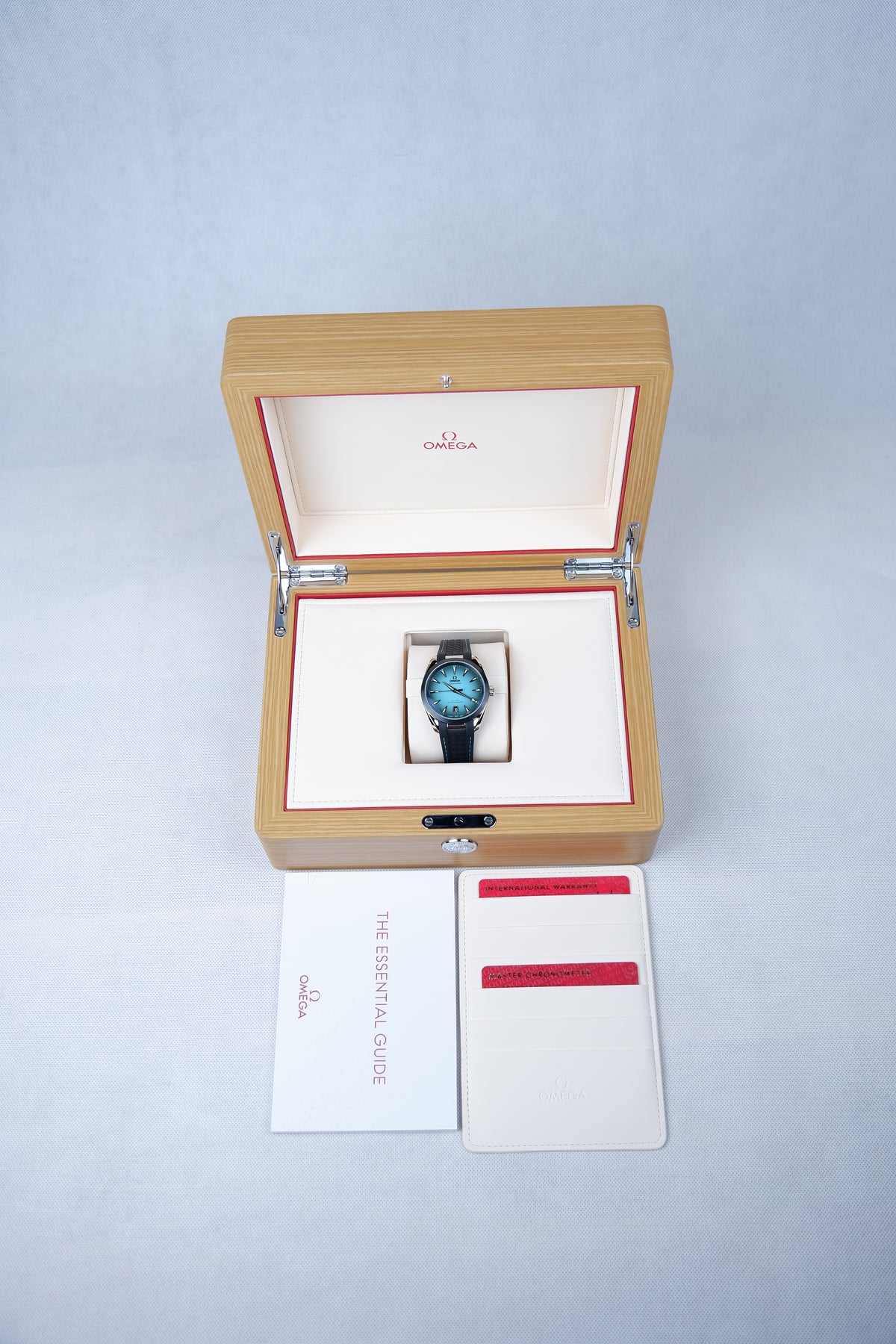 Omega Seamaster Aqua Terra Turkusowy 38 mm Stal 220.32.38.20.03.001