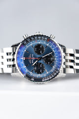 Breitling Navitimer Niebieski 41mm Stal AB0139241C1A1