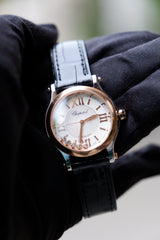 Chopard Happy Sport Srebrny 30 mm Złoto/Stal 278573-6013