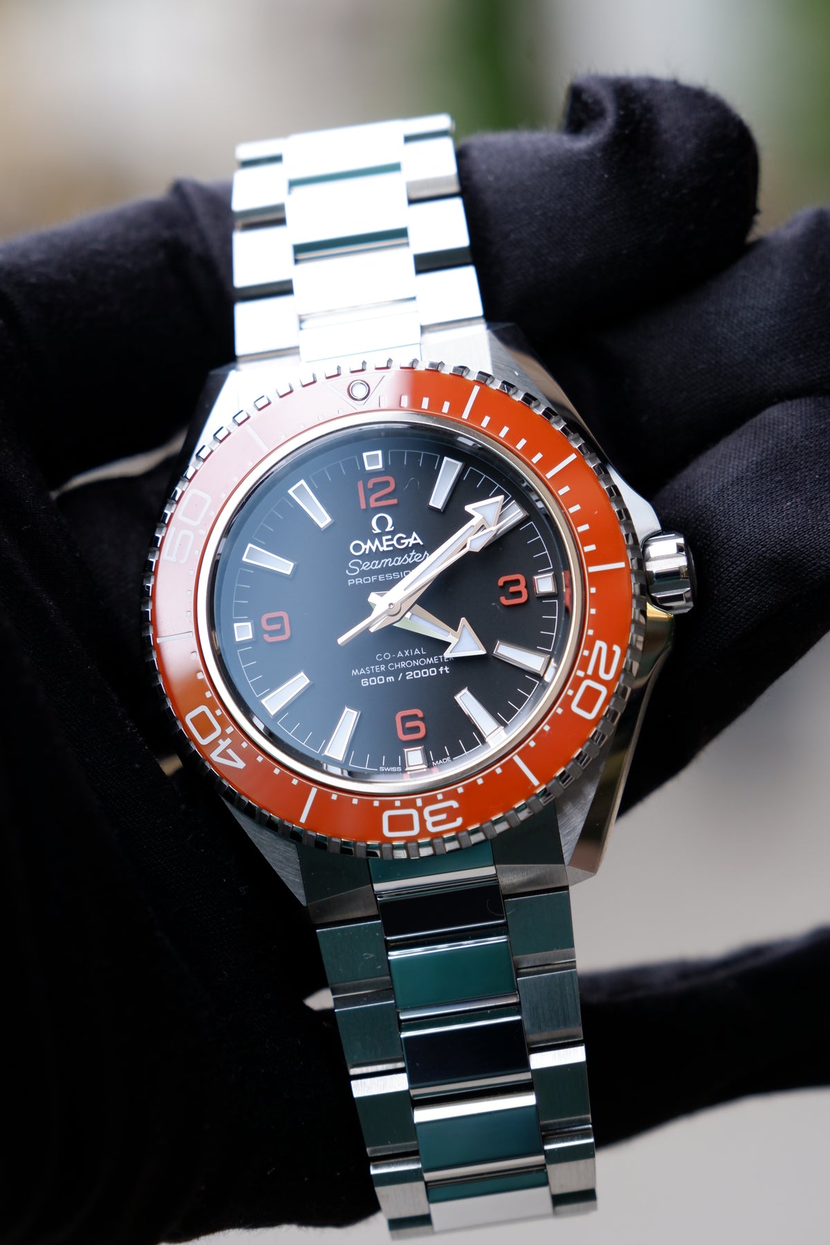 Omega Seamaster Planet Ocean Czarny 42 mm Stal 217.30.42.21.01.003