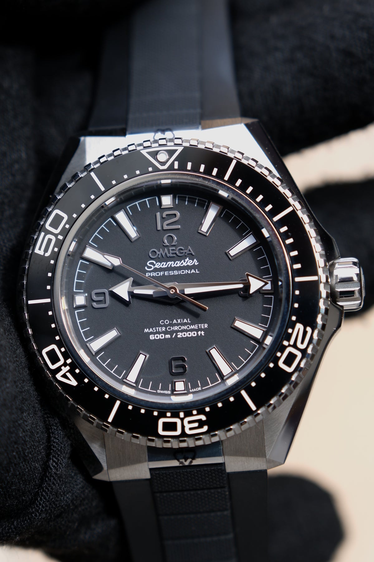 Omega Seamaster Planet Ocean Czarny 42 mm Stal 217.32.42.21.01.001