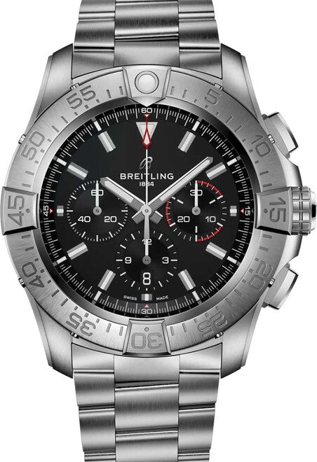 Breitling Avenger Czarny 46 mm Tytan EB0148101B1E1