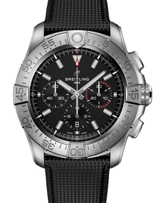 Breitling Super Avenger Czarny 46 mm Stal EB0148101B1X1