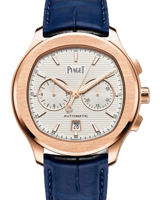Piaget Polo Biały 42 mm Złoto różowe G0A43011
