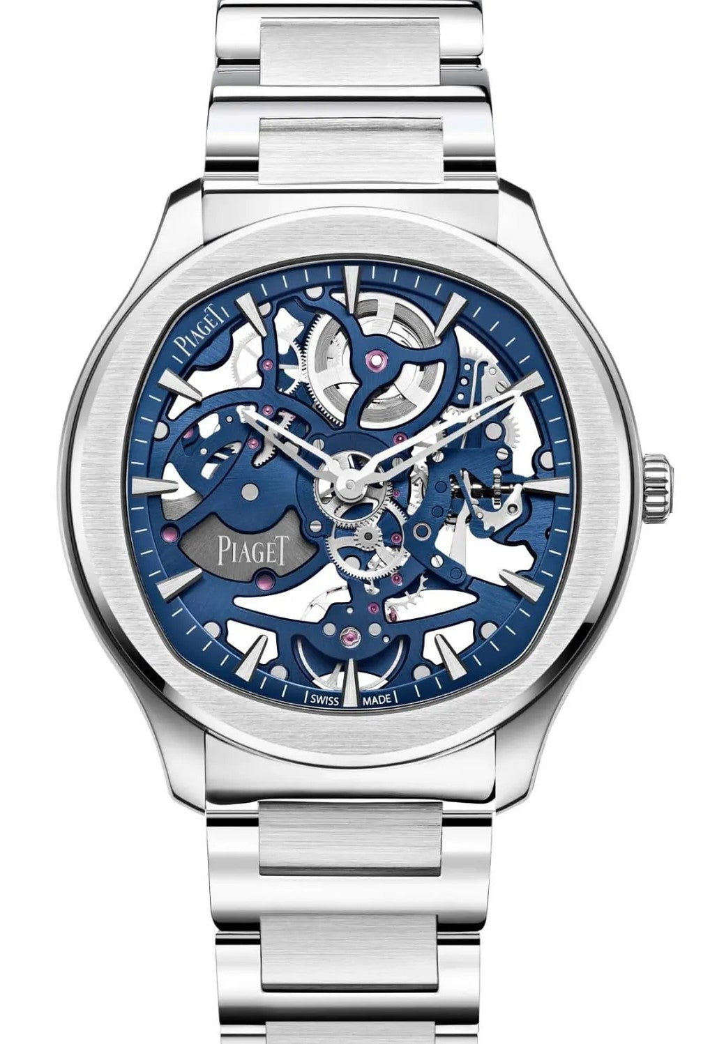 Piaget Polo Niebieski 42 mm Stal G0A45004