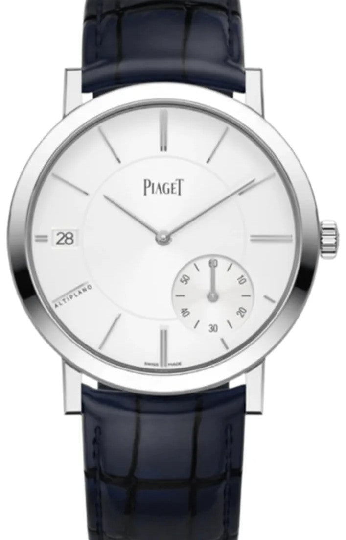 Piaget Altiplano Szary 40 mm Złoto białe G0A45402