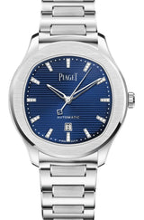 Piaget Polo Niebieski 36 mm Stal G0A46018