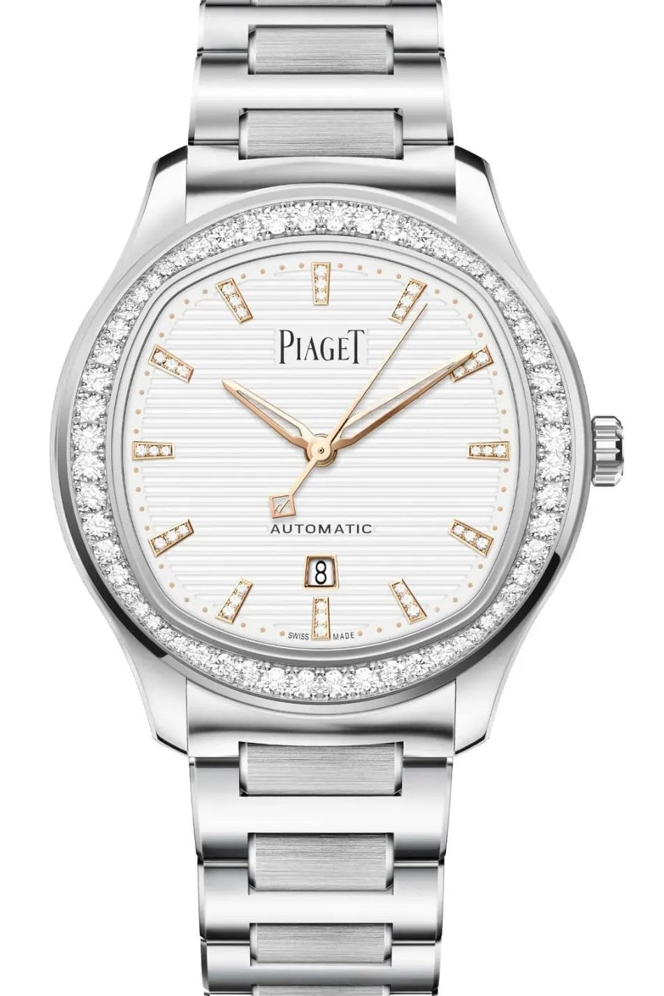 Piaget Polo Biały 36 mm Stal G0A46019