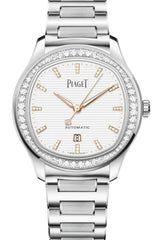 Piaget Polo Biały 36 mm Stal G0A46019