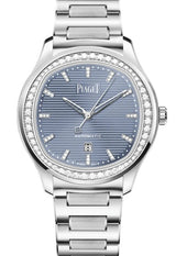 Piaget Polo Niebieski 36 mm Stal G0A47027