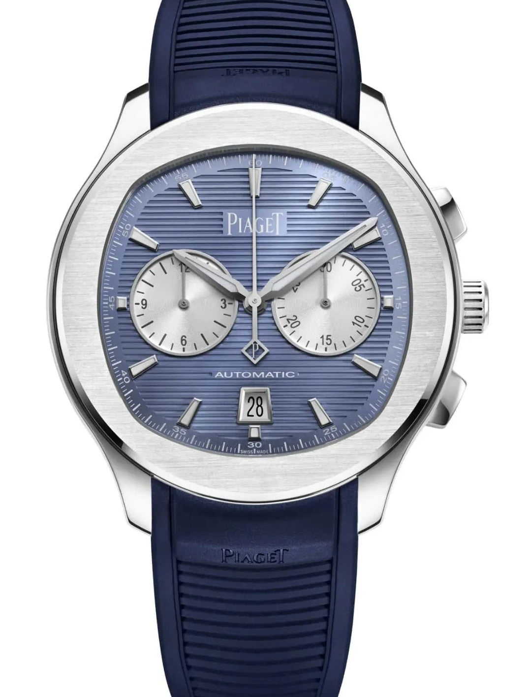 Piaget Polo Chronograph Niebieski 42 mm Stal G0A48024