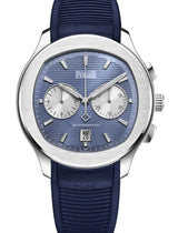 Piaget Polo Chronograph Niebieski 42 mm Stal G0A48024