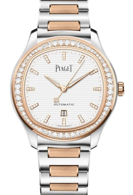 Piaget Polo Srebrny 36 mm Złoto/Stal G0A48026
