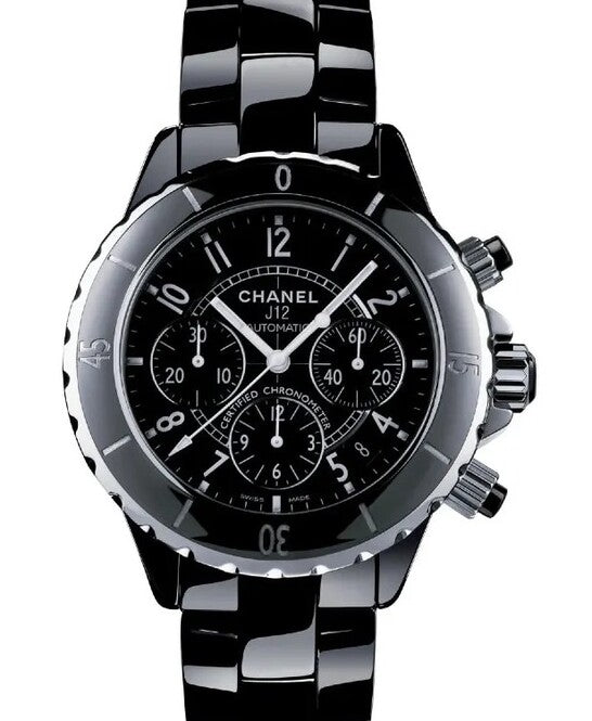 Chanel J12 Czarny 41 mm Ceramika H0940