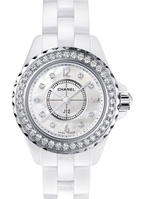 Chanel J12 Masa perłowa 29 mm Ceramika H2572