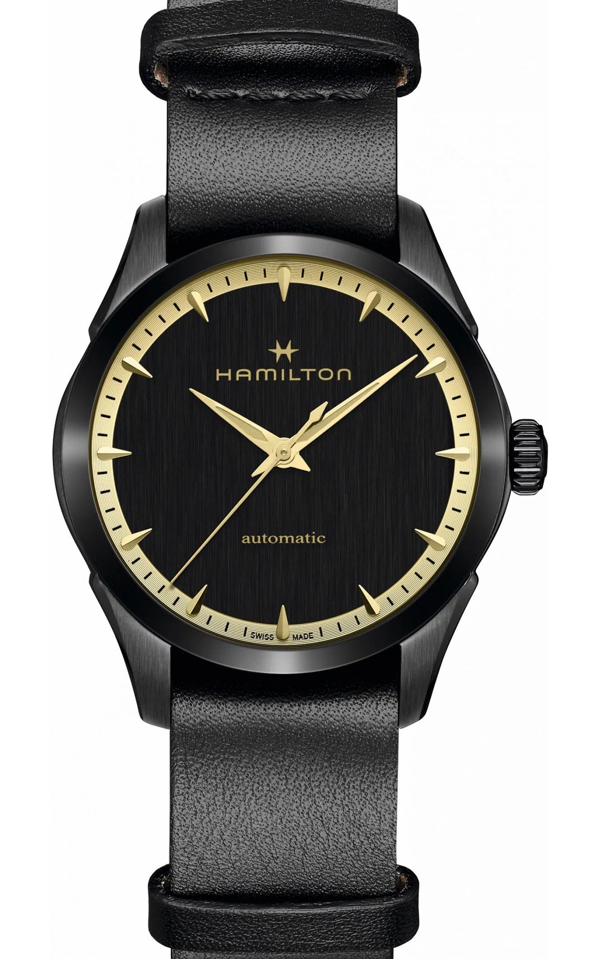 Hamilton Jazzmaster Czarny 36 mm Stal H32255730