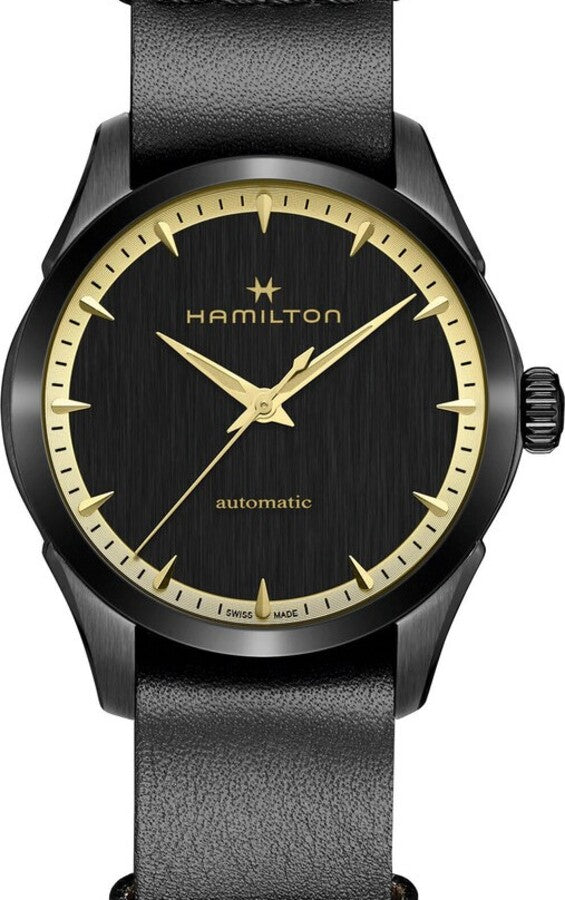 Hamilton Jazzmaster Czarny 36 mm Stal