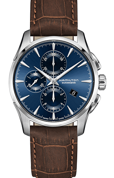 Hamilton Jazzmaster Niebieski 42 mm Stal H32586541