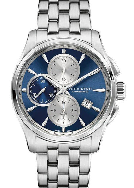 Hamilton Jazzmaster Niebieski 42 mm Stal H32596141