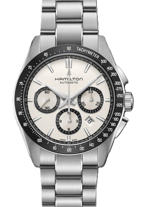Hamilton Jazzmaster Biały 42 mm Stal H36606110