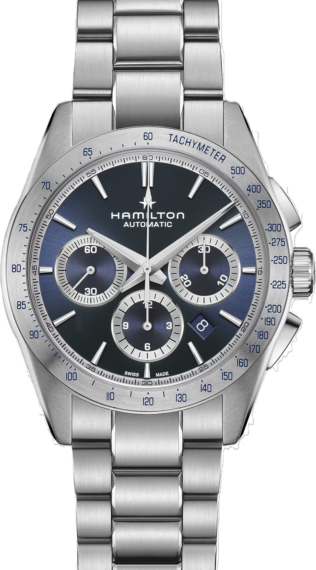 Hamilton Jazzmaster Niebieski 42 mm Stal H36616140