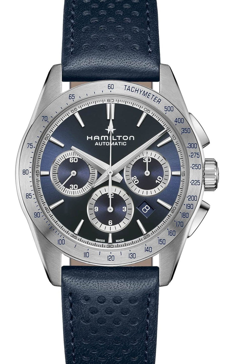 Hamilton Jazzmaster Niebieski 42 mm Stal H36616640