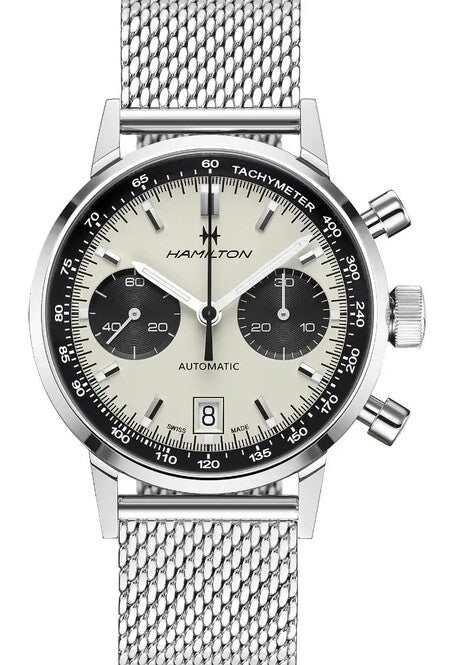 Hamilton American Classic Biały 40 mm Stal H38416111