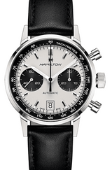 Hamilton Intra-Matic Biały 40 mm Stal H38416711