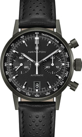 Hamilton Intra-Matic Czarny 40 mm Stal H38446730