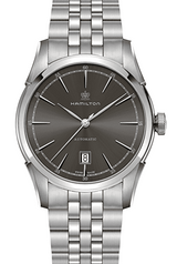 Hamilton Spirit of Liberty Szary 42 mm Stal H42415091