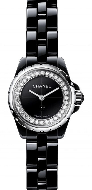 Chanel J12 Czarny 19 mm Ceramika H5235