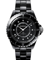 Chanel J12 Czarny 38 mm Ceramiczny H5702