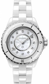 Chanel J12 Masa perłowa 33 mm Ceramika H5704